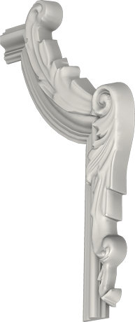 Интерьерный декор: Угловой элемент 1.52.293