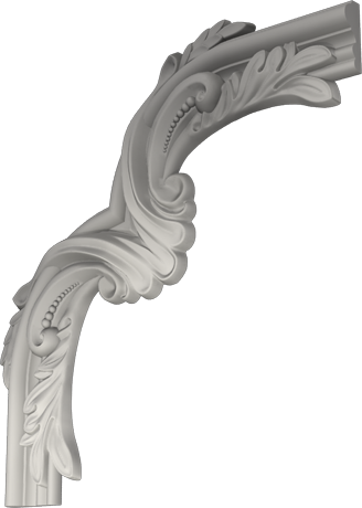 Интерьерный декор: Угловой элемент 1.52.400