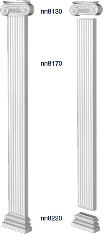 Фасадный декор: Пилястра в сборе спп8030