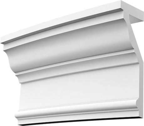 Фасадный декор: Молдинг радиусный МР-026 (1 cегм)