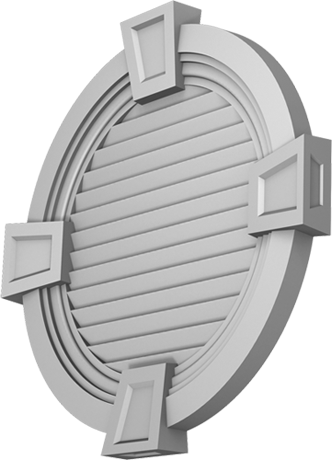 Фасадный декор: Слуховое окно ВР - 001 з